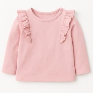 Long-Sleeve Baby Girl Shirt